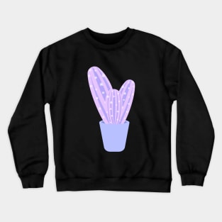 Purple Cactus Crewneck Sweatshirt